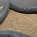 JOEJOY Orthopedic Dog Beds Large Sized Dog, XL Egg-Crate Memory Foam Pet Couch Bed with Bolster Sides, Waterproof Lining, Removable Washable Cover & Non-Slip Bottom, Light Brown