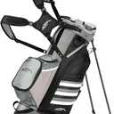 ANTNA Golf Stand Bag 14 Way Top Dividers 8 Pockets, Protable Golf Bag with Cooler Pouch, Dust Cover, 5.5LB Lightweight Golf Club Cart Bags for Men & Women (Grey)