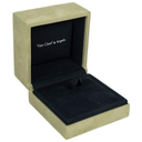Van Cleef & Arpels Genuine Bracelet/Necklace Empty Case Green Suede VCA Jewelry Box 