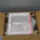 Tech Drive Bathroom fan 50 CFM, 1.0Sone DC Motor with No Attic access Needed Installation,Very Quiet Ventilation and Exhaust Fan, Ceiling Mounted Fan, White