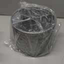 Rotating Utensil Caddy Countertop - Higher Raised Cutlery Caddy Holder - Metal Silverware Caddy Organizer with 4 Compartment for Kitchen Counter Party Office Silver