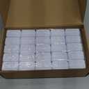 500 Pcs Disposable Dental Mixing Well 2 Wells Plastic Mini Mixing Trays for Mixing Materials (2 Wells, White)