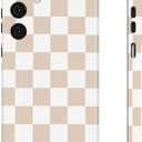 Obbii Compatible with Galaxy A15 5G Case, Marble Pattern 2 in 1 Heavy Duty Shockproof Full Body Rugged Hard PC+Soft Silicone Drop Protective Cover for Samsung Galaxy A15 (6.5") (Checkerboard)