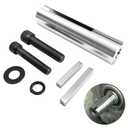 Engine Pulley Crank Shaft Sleeve Adapter Extended 1" to 1 1/8 inch 1/4" Key Gas Engine Crank, Stainless Steel 304 Shaft Adapter Compatible with Pulleys, Gear Boxes etc