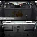 EVMODS for Tesla Model Y Juniper 2026 2025 Rear Trunk Seat Back Cover Protector (Fit 5 Seater) Waterproof Second Row Back Seat Mats Liner for Model Y Accessories