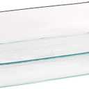 Pyrex Basics 2 Quart Glass Oblong Baking Dish, Clear 11.1 in. x 7.1 in. x 1.7 in.