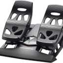 Thrustmaster TFRP Flight Rudder Pedals Realistic Flight Simulator Controls with Sliding Rail System for Smooth Precision - Compatible with PS5, Xbox Series X|S & PC