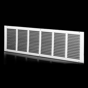30x10 Return Air Grille (Duct Opening Size), Air Return Vent Cover, AC Vent Cover, Cold Air Return Vent Cover, Flat Return Air Grilles, Outer Dimensions:31.75"W x 11.75"H (30"Wx10"H, Duct Opening)