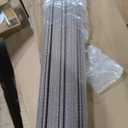 LazBlinds No Drill Bamboo Roman Shades, 39" W x 64" H, Star-Grey