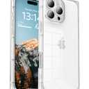 Rectangle Case Compatible for iPhone 12 Pro, Full Camera Protection & Reinforced Corners TPU Cushion Clear Cover, Shockproof Silicone Phone Case for Women Girls (iPhone 12 Pro, Clear)