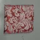 .EHouseHome Damask Jacquard Cloth Napkins Waterproof Spillproof Polyester Fabric Napkins Burgundy, Set of 12, 17 x 17 Inch