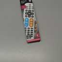 UltraPro BigEZ OneTouch Big Button Universal TV Remote for Seniors, Easy to Use, Replacement Remote for Samsung, LG, Sony, Vizio, Roku TV, Streaming Players, Backlit Buttons, 2 Device, White, 85053