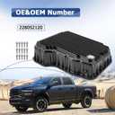 68RFE Transmission Deep Pan Fit for Dodge Ram 2500 6.7L 2007-2025 | Replace 228052120, Heavy Duty Black Cast Aluminum 68RFE Deep Pan,Fit for Dodge Ram 3500 6.7L 2007-2025