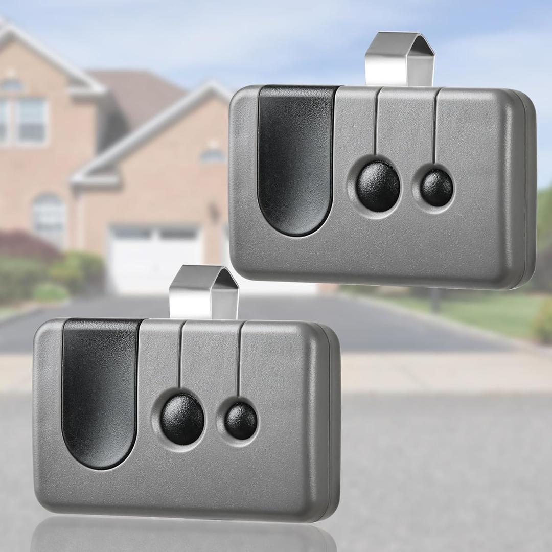 2 for Craftsman Garage Door Opener Remote, Work with Purple Learn Button ONLY(2006-2013), Replaces Remote 139.53753 53753 139.18191 HBW2028 371LM 373LM 375LM 950CD 953D 956D