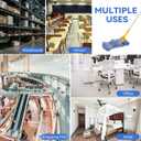 Commercial Heavy Duty Mop Heads Replacement: 6 Packs Industrial Wet Mop Head for Floor Cleaning - Commercial Products Looped End String Head Refills