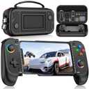 AXYBCOOL Wireless Mobile Game Controller for iPhone & Android - Hall Effect Joystick, Bluetooth 5.0 - Compatible with Xbox Game Pass, iOS - Includes Travel Case, Black