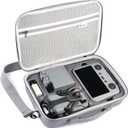 Skyreat Mini 5 Pro Case  PU Leather Hard Carrying Case Compatible with DJI Mini 5 Pro Fly More Combo, RC 2 Display Controller, Drone, Batteries, ND Filters & Accessories