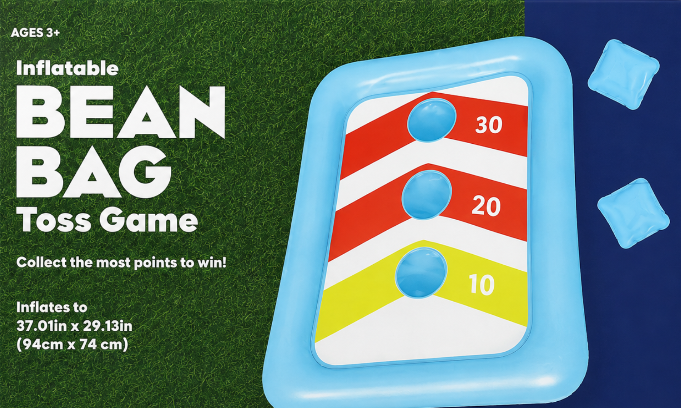 2 x Inflatable bean bag toss game 37.01 in x 29.13 in