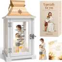Gifts for Mom from Son - Unique Mothes Day Birthday Gifts for Mom from Son, I Love You Mom Gifts Lantern - Thanksgiving, for Mom from Son, Mother Son Figurine Lantern