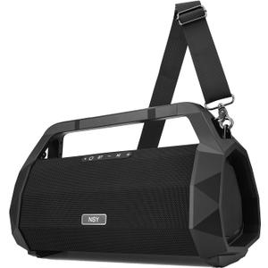 120W Outdoor Boombox, Portable Waterproof Bluetooth Speaker with TWS, Punchy Bass, Built-in Strap & Handle, 30H Playtime for Parties, Beach, Gym, Patio