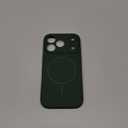 Miracase Magnetic for iPhone 17 Pro Case, Compatible with MagSafe, Integrated Silicone Camera Control Cover, 3.0mm Thicken Shockproof Drop Protection Phone Case for 17 Pro,Dark Green