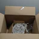 Outdoor Christmas Balls Lights 4 Pack Hanging 7.9" LED Garden Sphere Tree Lights 8 Modes Waterproof Glow Globe Light with Memory Timer Plug for Yard Porch Eave Patio Home Bedroom Decoration-Cool White