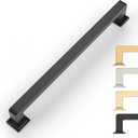 10 Pack 6.25 Inch Matte Black Cabinet Pulls - Kitchen Cabinet Hardware