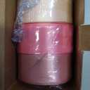 Pink Satin Ribbon 1 Inch Wide Light Pink Blush Pink Dusty Rose Ribbon Assorted Solid Color Double Faced Satin Ribbon for Flower Bouquet Wedding Invitation Crafts Gift Wrapping Hair Bows - 60Yds