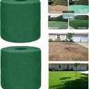 Grass Seed Mat Roll, Biodegradable Lawn Seed Mat,Backyard Plant Growing Grass Seed Germination Blanket, one-Piece Solution-just Water and Grow-not Fake or Artificial Tur, green
