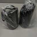 SUNVIE 2 Pack Up Lights Indoor Floor Can Light Uplighting Indoor Spotlight with 2700K GU10 Bulb Accent Lighting Floor Uplighting for Home Plant Picture, UL Listed 5.9 FT Plug Cord & Foot Switch (Black)