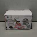 Kid Cooking Sets Real Mini Kitchen, Food Making for Beginner Children 8 9 10 11 12 Boys Girls Cooking Educational Toys, Junior Easy Safe MontessoriTools Dishes Knife Set-Pink