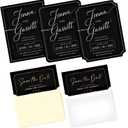50 Sheets 130lb Black Cardstock, 8.5" x 11", Extra Heavy Duty Black Paper for Card Base DIY Craft Card Making, 130LB Cover 350 GSM