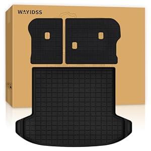 Cargo Mat with Backrest Protection for 2026 KIA Sportage（fit for Fuel&Hybrid）,TPE All Weather Protection Cargo Liner with Velcro Rear Seats Backrest car Accessories-Black