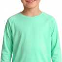 2T-5T Boys Toddler Long Sleeve Rash Guard UPF 50+ Sun Shirt Kids UV Protection Swim Shirt Relaxed Fit Athletic Top (Green), size 4T
