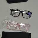 Women's Reading Glasses Blue Light Blocking Computer Readers +0.50 for Women Blue Ray Cheaters 2 Pack Anti Glare Reduce Eyestrain Protect Eyes (2 Mix Color)