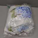 Erosebridal Blue Hydrangea Blanket Chic Flower Throw Blanket for Bed, Cute Butterfly Fleece Blanket Green Leaves Sherpa Blanket, Spring Floral Fuzzy Blanket Girls Bedroom Decor