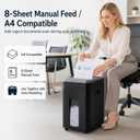 Paper Shredder Heavy Duty 400-Sheet Auto Feed, Micro Cut P5 Security
