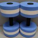 BigBoss Sports Aquatic Exercise Dumbbells Aqua Fitness Barbells Exercise Hand Bars-Set of 2 (blue)