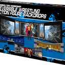 Reversible Wrestling Action Figure Backdrop Dioramas For WWE & AEW Wrestling Action Figures