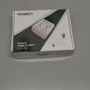 TREVOLTY 2000W Voltage Converter US to Europe, 220V to 110V Converter for Hair Dryer, 7in1 European Travel Plug Adapter with 3AC/2USBA/2USBC (Black)