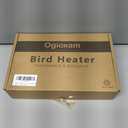 Bird Heater, Thermostatical Bird Warmer for Parakeets, IP67 Waterproof Bird Accessories and Supplies, 12V