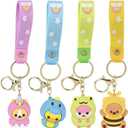 Rhode Island Novelty Kawaii Animal Wristlet Clip On 2" (1 Per Order, Style May Vary)