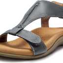PARTY Women's Open Toe Arch Support Sandals (Gray)