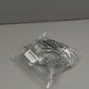 Blulu 2 Pieces Metal Glittered Christmas Tree Topper Star Treetop Hollow Wire Star Topper for Christmas Tree Ornament, 2 Sizes (Silver)