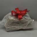 Christmas Decorations 38-inch Christmas Reindeer Decor Set Includes Two Reindeer: a Champagne Gold Female Deer and a Fawn with a Bow. Perfect for Outdoor Lawn displays and Holiday Arrangements.