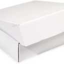 White Gourmet Shipping Boxes - 12 x 12 x 3in. - 6 Pack