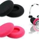 GVOEARS Replacement Earpads Cushion for Koss Portapro Headphones 2 Pairs (Rose+Black)