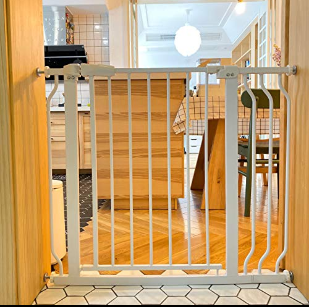 BalanceFrom Easy Walk-Thru Safety Gate for Doorways and Stairways with Auto-Close/Hold-Open Features, Multiple Sizes, 29.1" to 62.2"