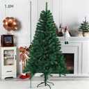Christmas TreeArtificial Christmas Tree with Metal Base, Xmas Tree for Home, Office, Party Decoration (6feet 650 Branches) (5ft 11in)