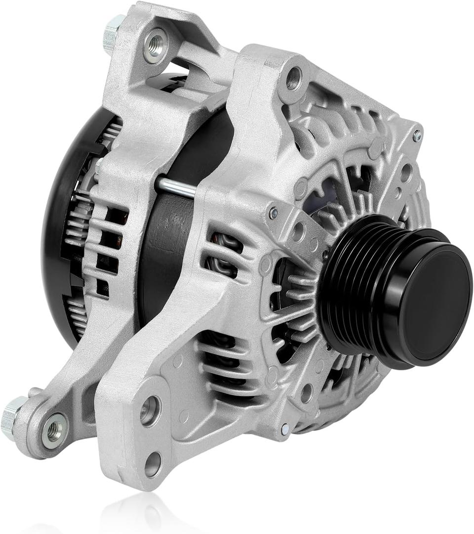 1042110261 Alternator Compatible with 2017 2018 2019 2020 GMC Acadia, 2017-2020 Cadillac XT5, 2020 Cadillac XT6, 2019-2022 Chevy Blazer V6 3.6L 12V 170A High Output 6-Groove Pulley C/W 104211-0261